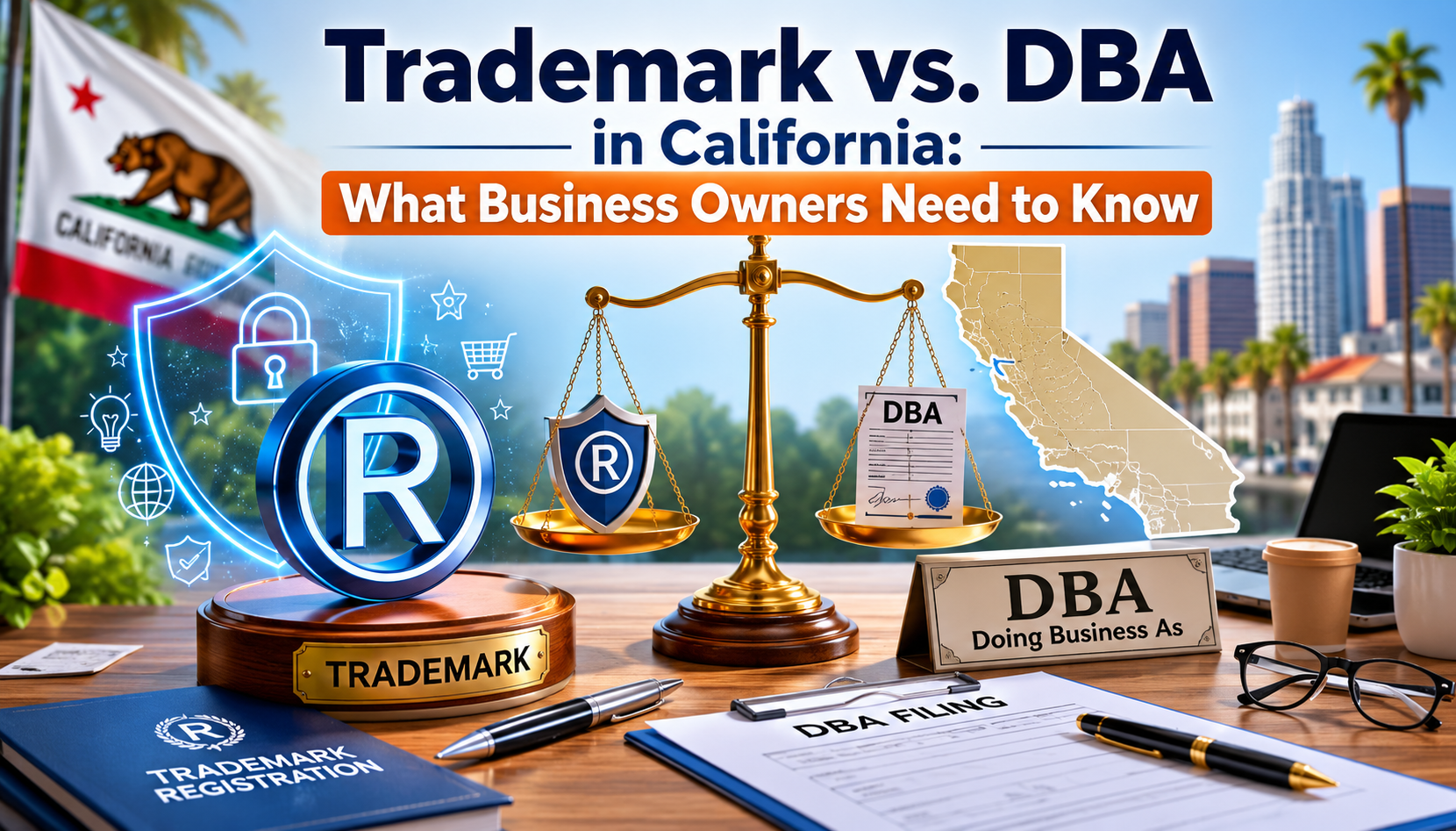 Trademark vs. DBA in California: What Business Owners Need to Know