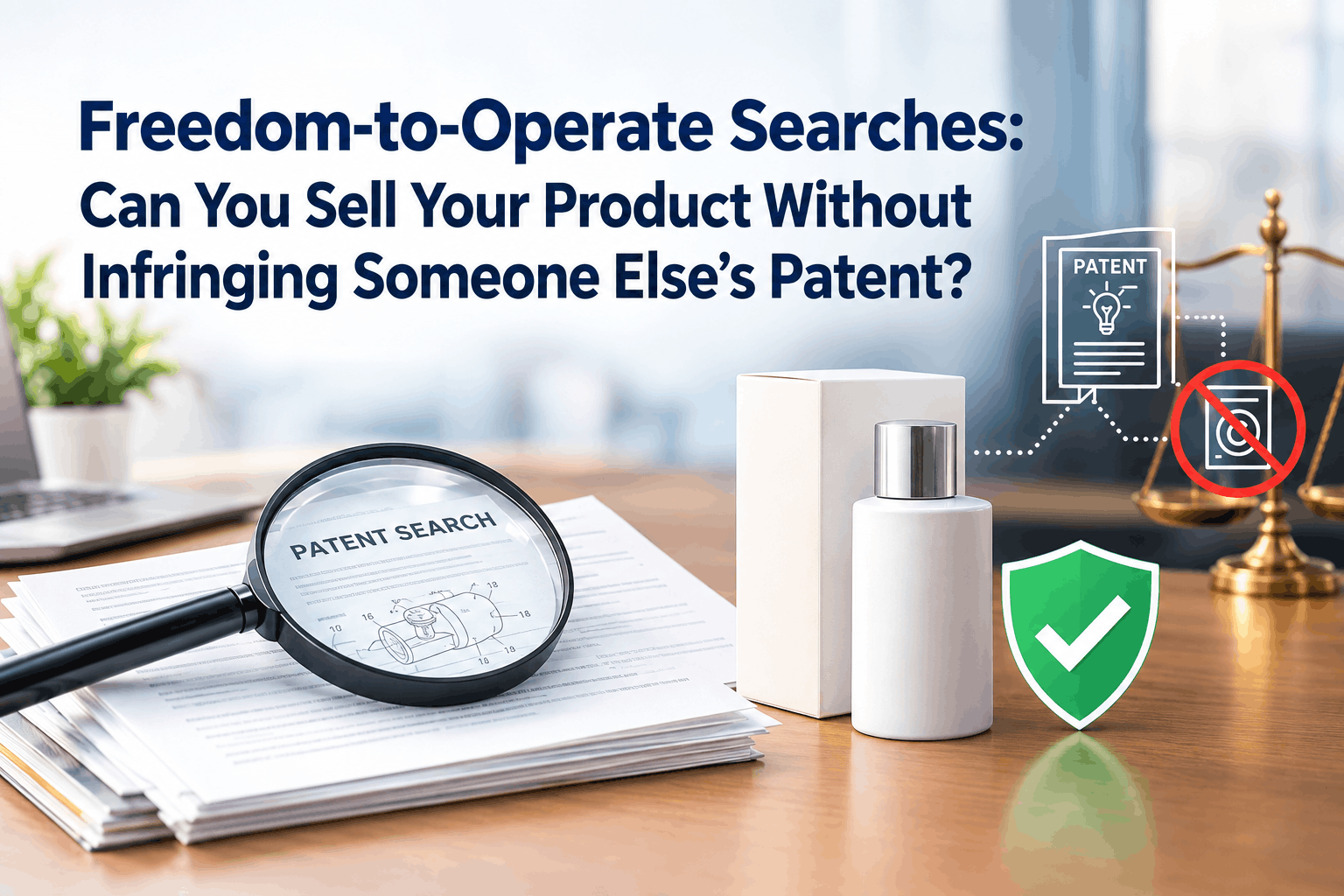 Freedom-to-Operate Searches: Can You Sell Your Product Without Infringing Someone Else's Patent?