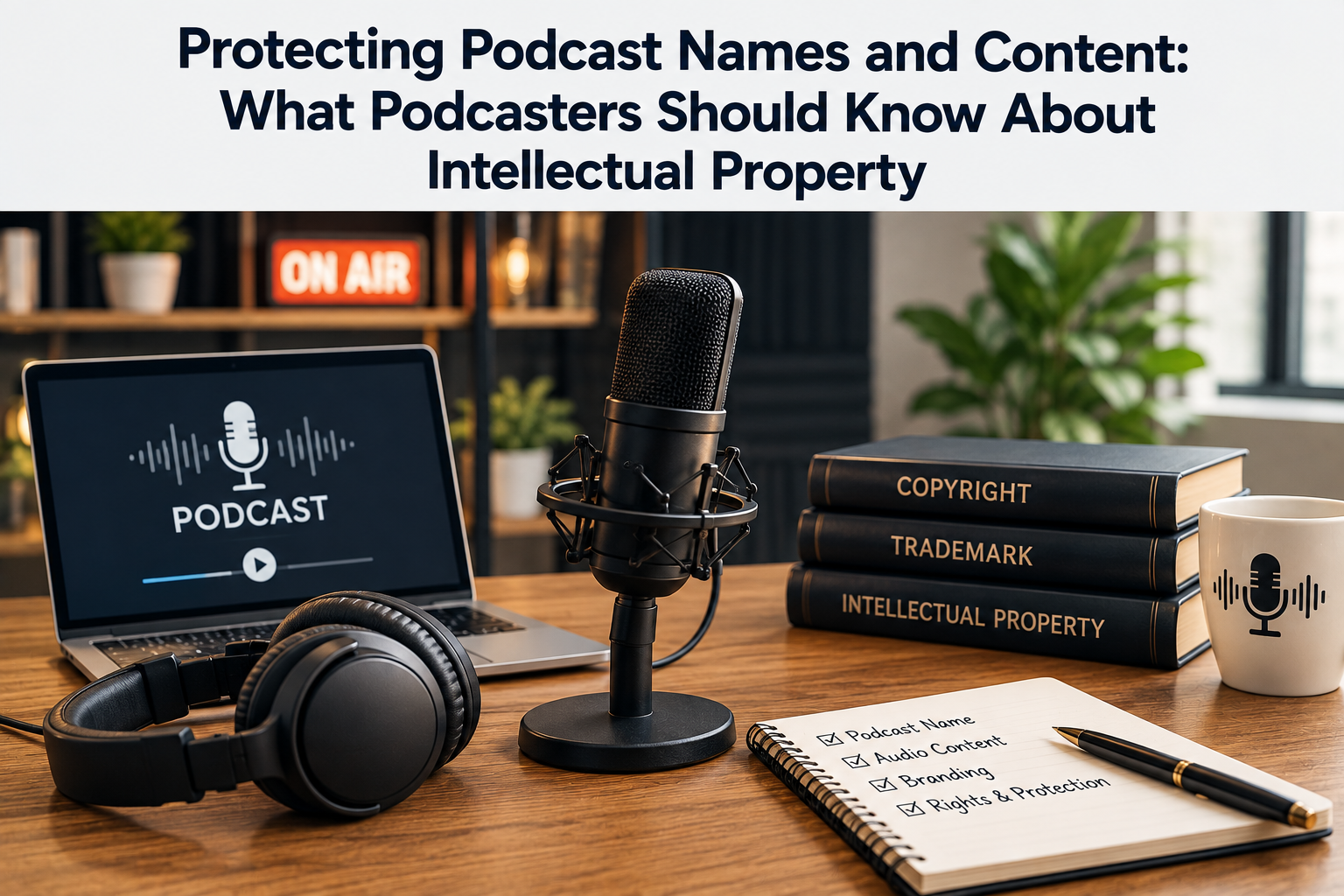 Protecting Podcast Names and Content: What Podcasters Should Know About Intellectual Property